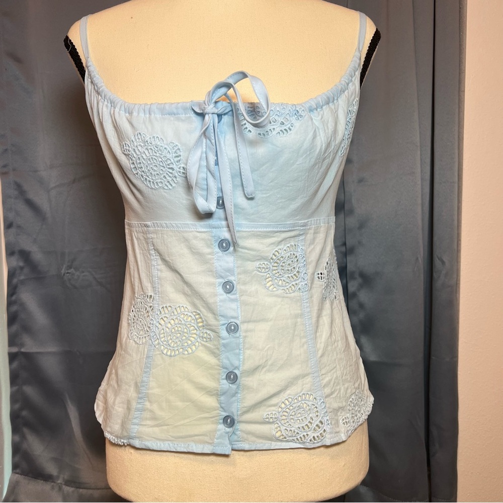 Wild Fable Sky Blue Lace Top